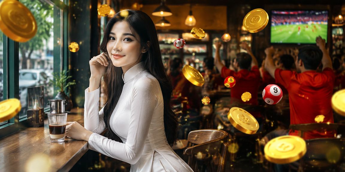 Không khí sôi động tại Hà Nội với người dùng theo dõi kèo và xổ số trực tuyến mặc áo dài